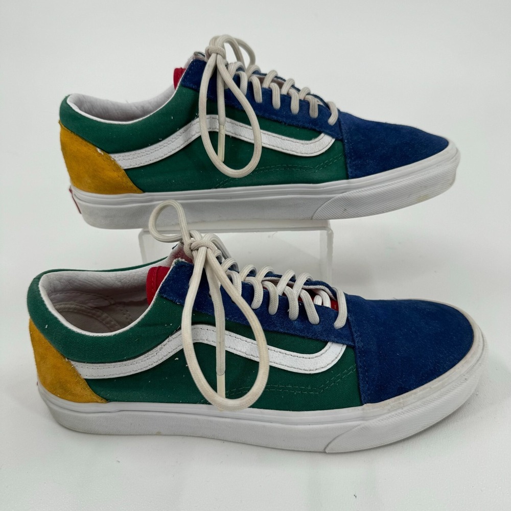 Vans Off the Wall Skate Shoes UNISEX Colorblock 500714 Lace Up MENS 7 WOMENS 8.5